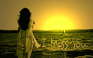 Woman beach sunset silhouette sand - the sun setting behind her free wallpaper