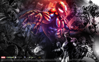 Anime characters red light faces - marvel comic free wallpaper