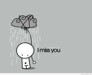 Cartoon character balloons miss you - a bunch of balloons free wallpaper