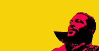 Man beard yellow background looking - black arts movement free wallpaper