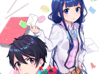 Anime characters food table background - eden box free wallpaper