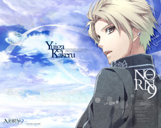 Blonde man black jacket blue - aguri uchida free wallpaper