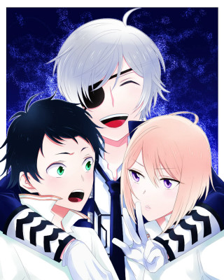 Anime characters posing together photo - together free wallpaper