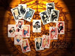 Playing cards couple table light - altermodern free wallpaper