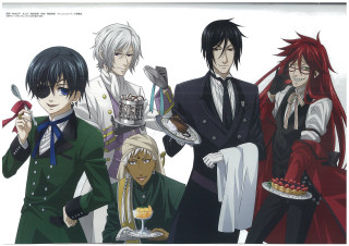Group people cake knife holding - a plate free wallpaper