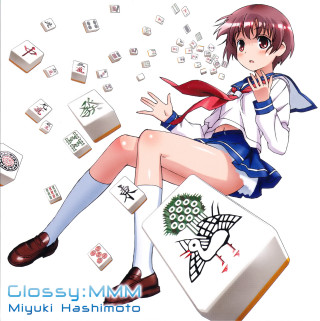Girl sitting box red scarf - precisionism free wallpaper
