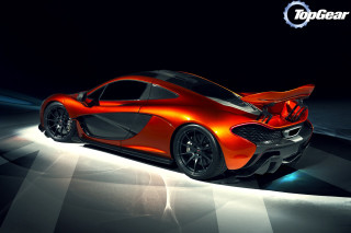 Orange sports car dark room 6 - andrew law free wallpaper
