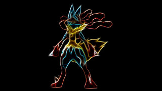 Colorful figure dark background black - the dark free wallpaper