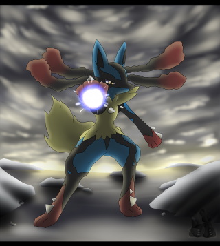 Cartoon character glowing light dark - him free wallpaper