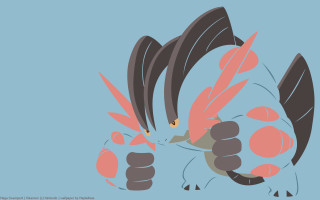 Cartoon bird big beak big - a yellow eye free wallpaper