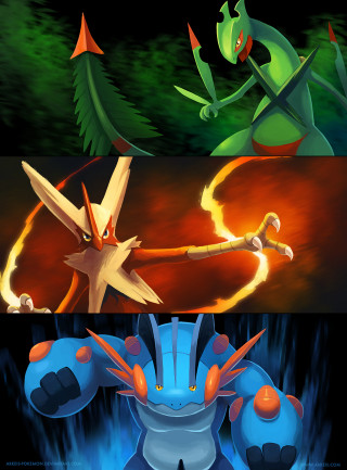 Pokemon series different colors sizes 2 - a series free wallpaper