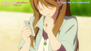 Girl smiling cell phone camera - she free wallpaper