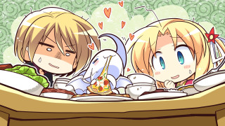 Anime characters bed heart pillow - pillow free wallpaper