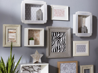 Wall pictures potted plant decorative - cubist free wallpaper