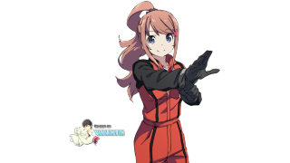 Girl red outfit gun pointing - a gun free wallpaper