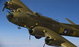 Military plane flying blue sky 4 - a large military plane free wallpaper