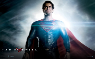 Man of steel superman cloudy 2 - daryush shokof free wallpaper for desktop