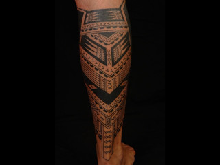 Man tattoo leg black background - art free wallpaper