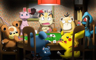 Stuffed animals table room wallpaper - the gathering free wallpaper