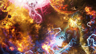 Man explosion energy stars lightning - anato finnstark free wallpaper