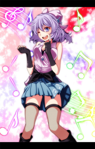 Girl purple hair purple dress - purple free wallpaper