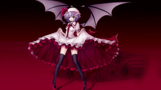 Woman dress bat wings above - above her head free wallpaper