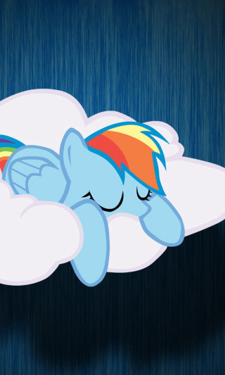 Rainbow cloud rainbow head eyes - pop surrealism free wallpaper