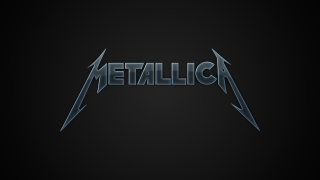Metallic logo black background blue - metallic free wallpaper