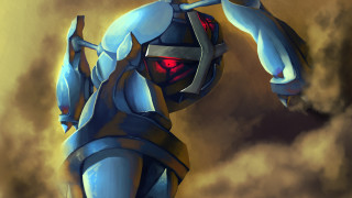 Knight armor sword red light - a sword free wallpaper for desktop
