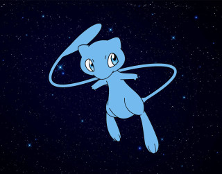Cartoon character flying string star - a string free wallpaper