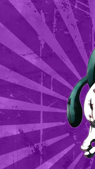 Cartoon character hat purple background - furry free wallpaper