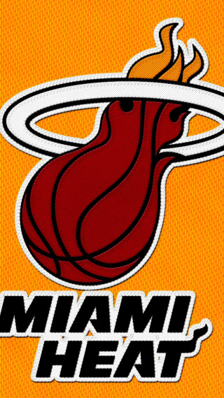 Miami heat logo orange background - an orange background free wallpaper