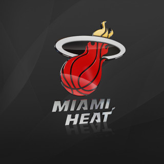 Miami heat logo red flame - free sports wallpaper