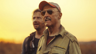 Two men standing field sunset - two man free wallpaper
