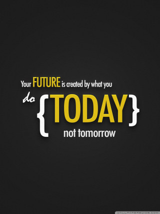 Black yellow quote black background - futurism free wallpaper