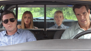Man driving car two women - movie free wallpaper