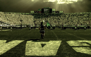 Man running field flag football - a flag free wallpaper