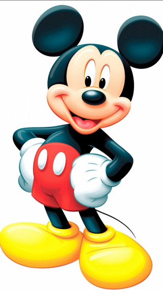 Mickey mouse cartoon character smiling - a smile free wallpaper
