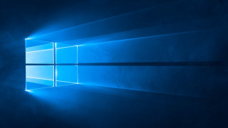 Blue window bright light dark - a blue window free wallpaper