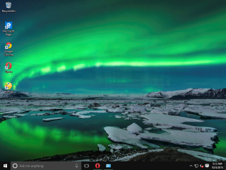 Aurora mountain iceberg night sky - adobe lightroom free wallpaper