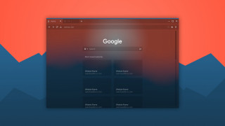 Google desktop screen mountains background - bauhau free wallpaper
