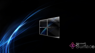 Black background blue white design 3 - the right side of the image free wallpaper