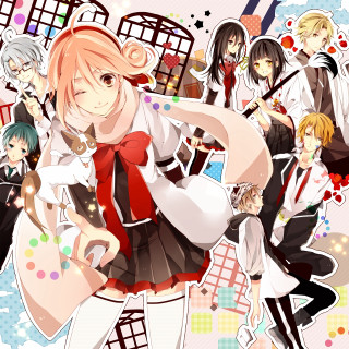 Anime girls outfits hair styles 2 - different outfit and hair free wallpaper