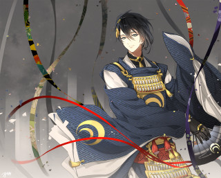 Man costume sword holding image - awataguchi takamitsu free wallpaper