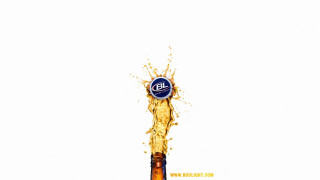 Beer pour glass logo brown - the glass free wallpaper