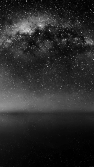 Black white night sky stars - amir zand free wallpaper