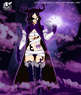 Woman costume clouds purple light - a purple sky behind her free wallpaper