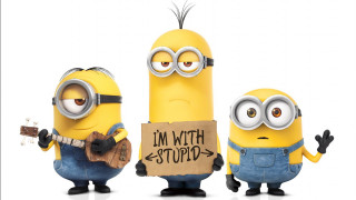 Minions holding sign in with - david teniers iii free wallpaper