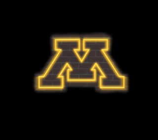Brick wall neon yellow arrow - computer art free wallpaper