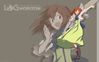 Girl red hair green dress 3 - a sword and a man free wallpaper